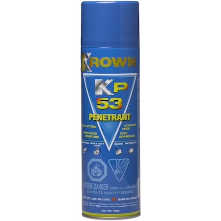 Skf Oil, Penetrating, Krown, Kp53 Solvent Free, Aerosol 400G KA51400-12